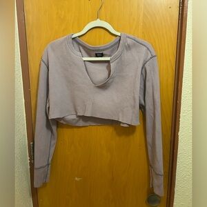 Urban Outfitters BDG Lavender Cropped Sweatshirt
